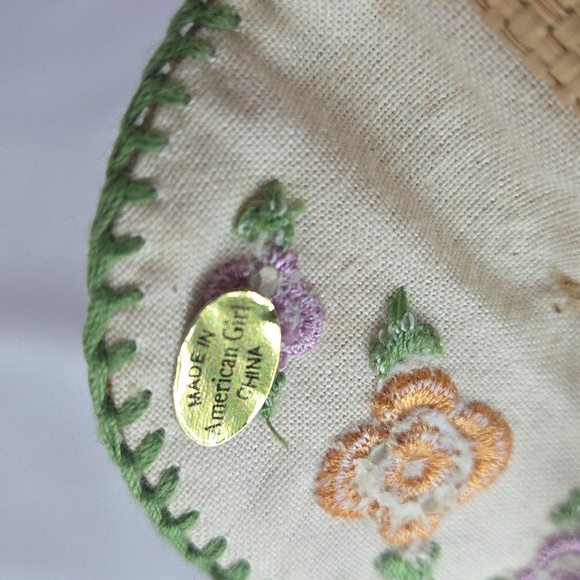 American Girl Pleasant Company Kit Coin purse clutch With Dime like new 3" - Picture 13 of 13